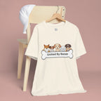 Dog Lover T‑Shirt — "United By Bones" Cute Cartoon Dogs Tee