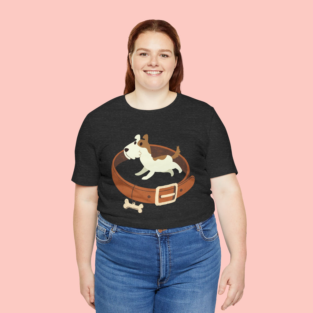 Mommy's Dog T-Shirt – Cute Puppy & Collar Graphic Tee for Dog Moms