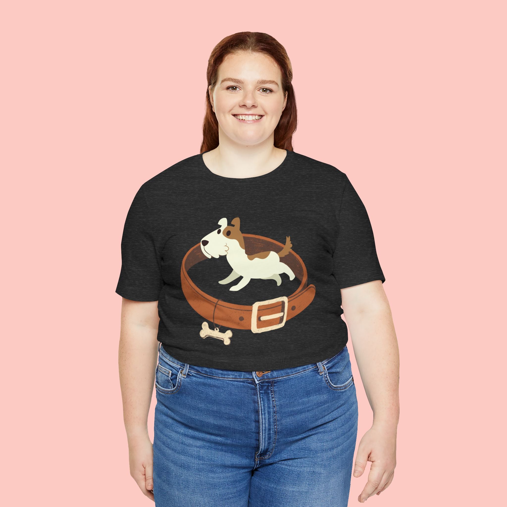 Mommy's Dog T-Shirt – Cute Puppy & Collar Graphic Tee for Dog Moms