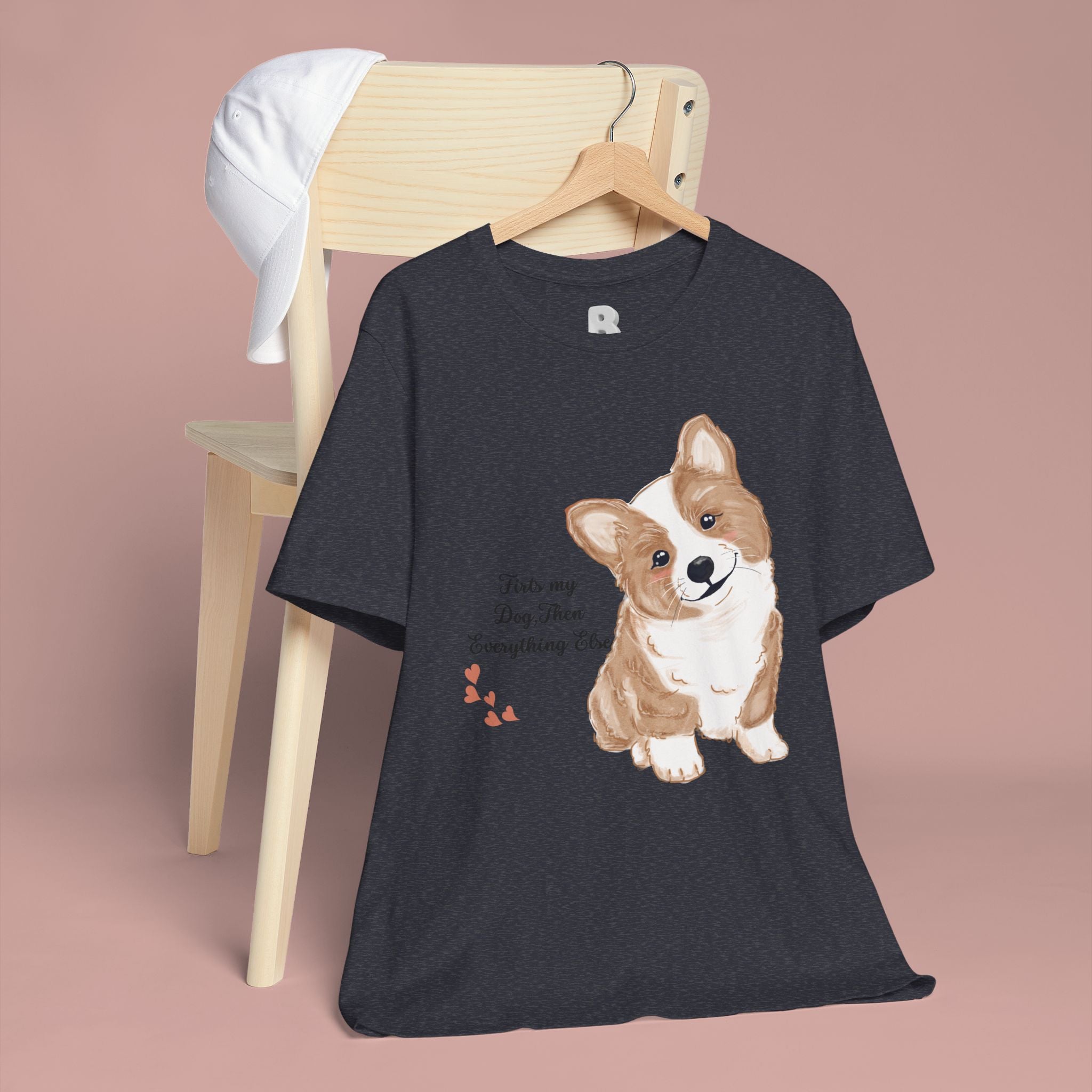 Corgi Love T-Shirt — "This my dog, then everything else" Cute Pet Tee