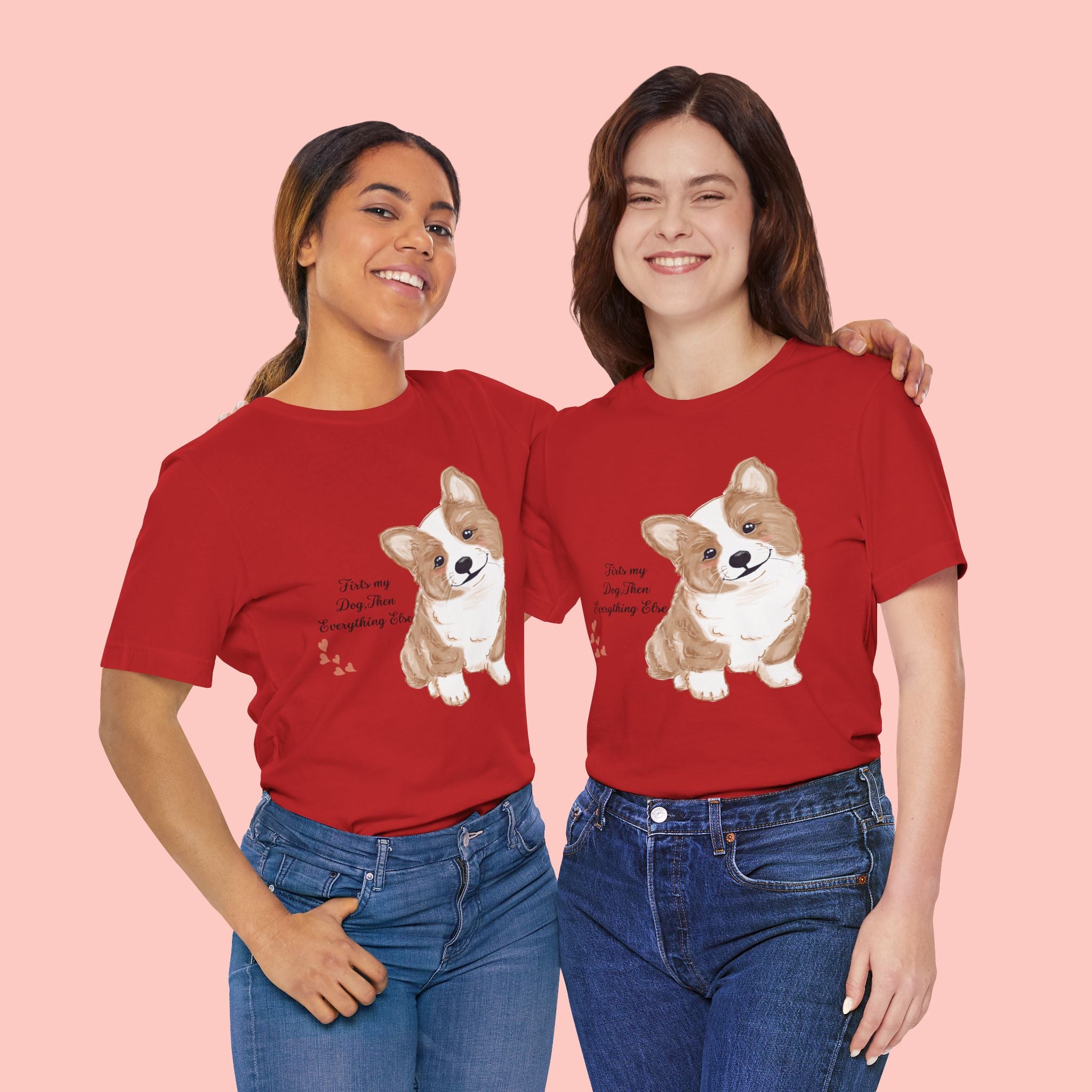 Corgi Love T-Shirt — "This my dog, then everything else" Cute Pet Tee