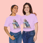 Cuddles Over Everything Tee — Boy Hugging Dog Animal Lover T-Shirt
