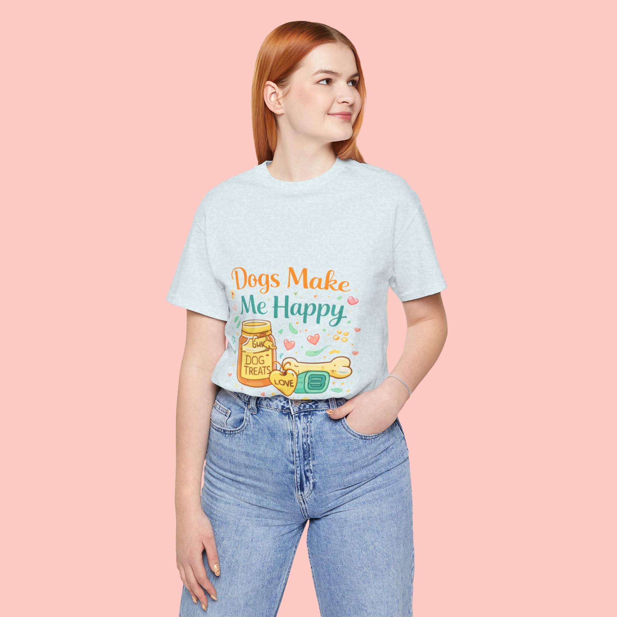 Dogs Make Me Happy T-Shirt