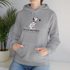 Dog Mom Hoodie — 'Are You Dog Mom?' Cute Dalmatian Graphic Pullover