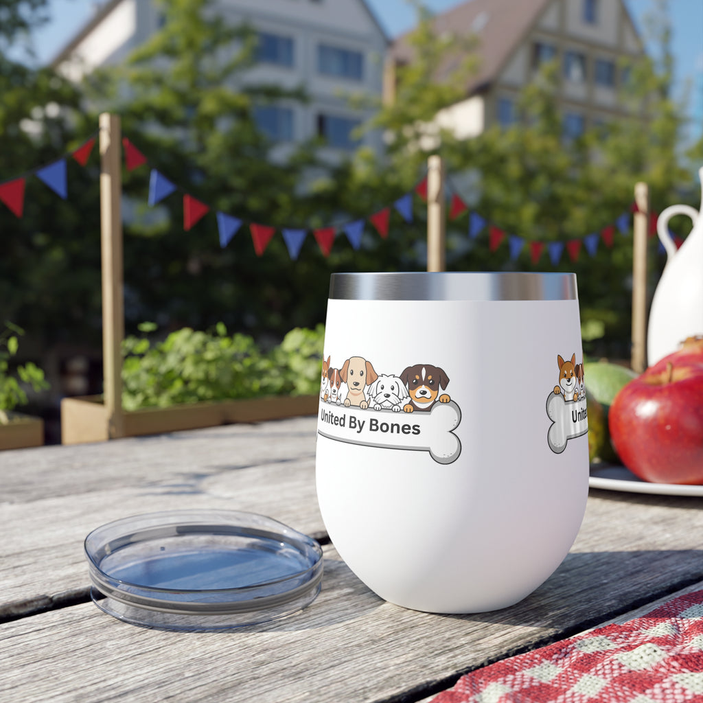 United By Bones Dog Lovers 12oz Insulated Copper Tumbler