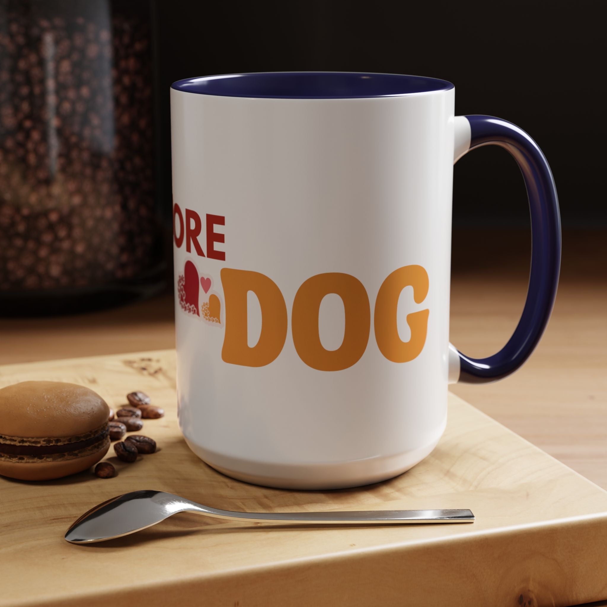 One More Dog Coffee Mug — Cute Dog Lover Accent Mug (11/15oz)