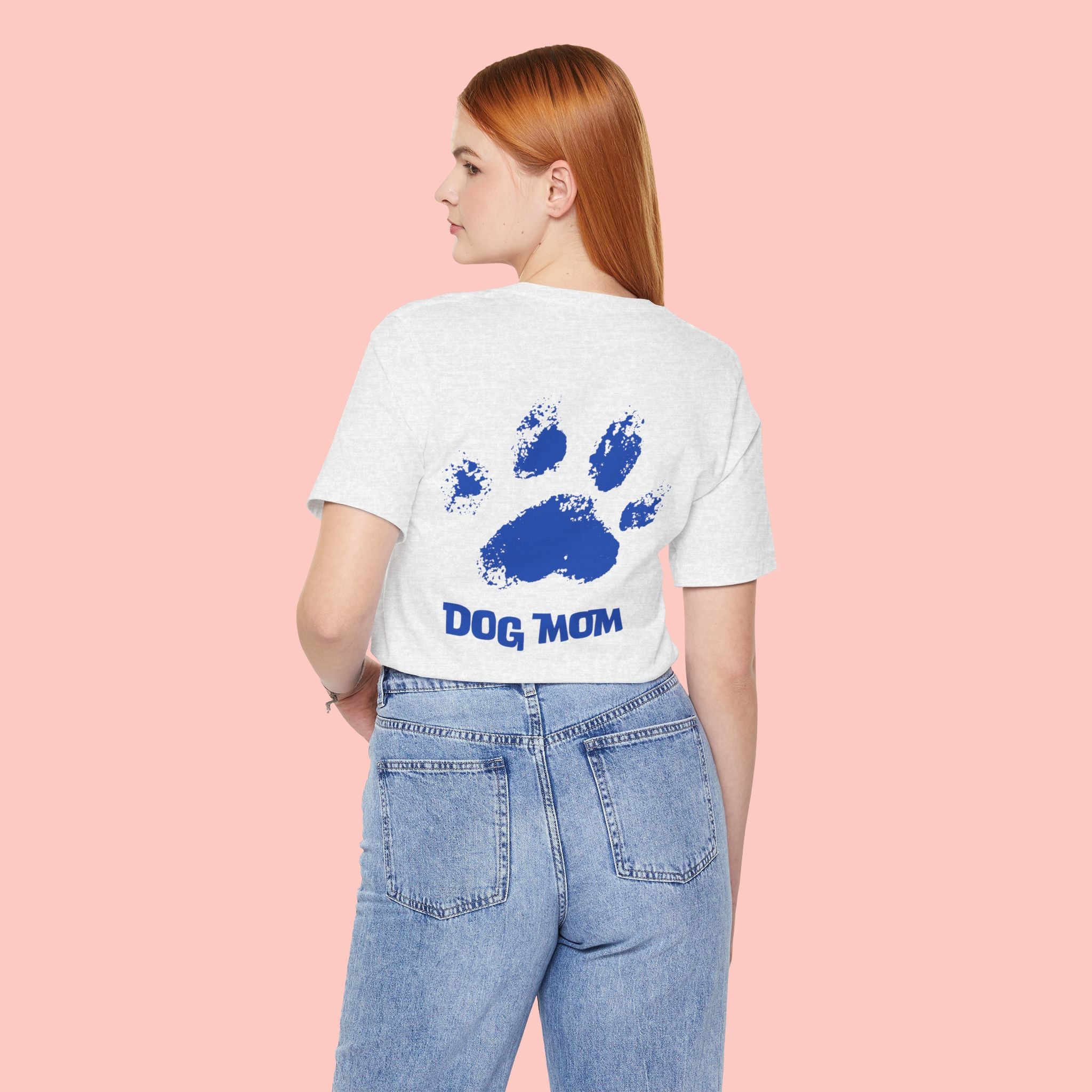 Dog Mom Paw Print T-Shirt