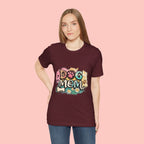 Dog Mom T-Shirt — Colorful Paw Print Graphic Tee for Pet Lovers