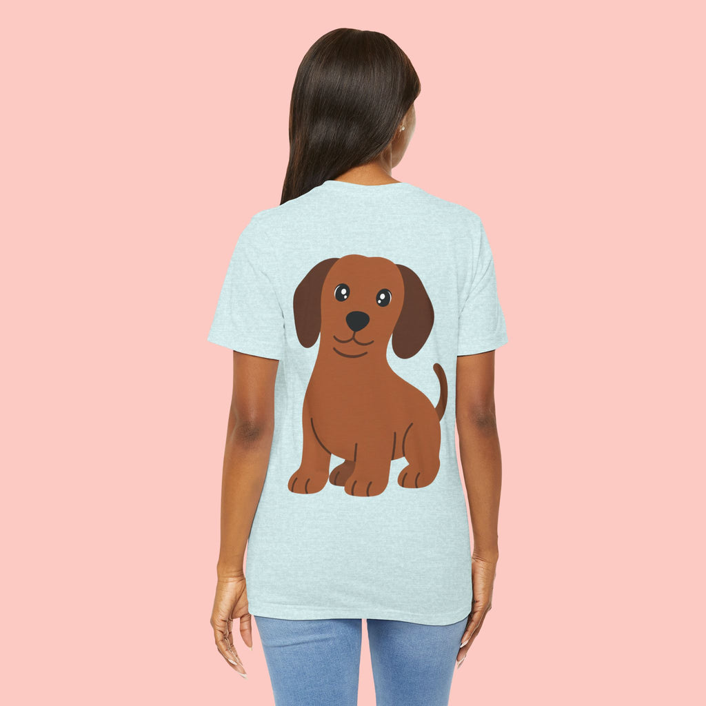 Dachshund Graphic Tee - Cute Brown Sausage Dog T-Shirt