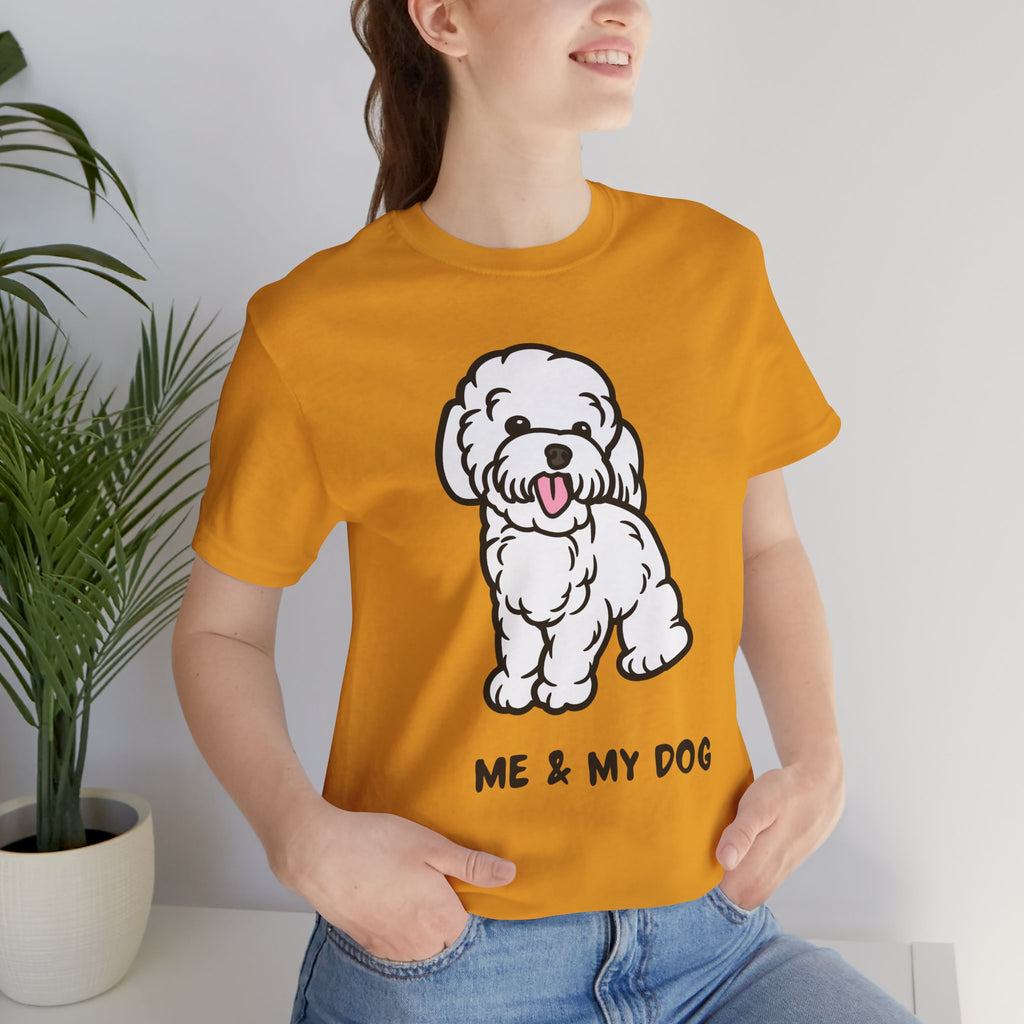 Me & My Dog T-Shirt — Cute Cartoon Puppy Tee for Dog Lovers