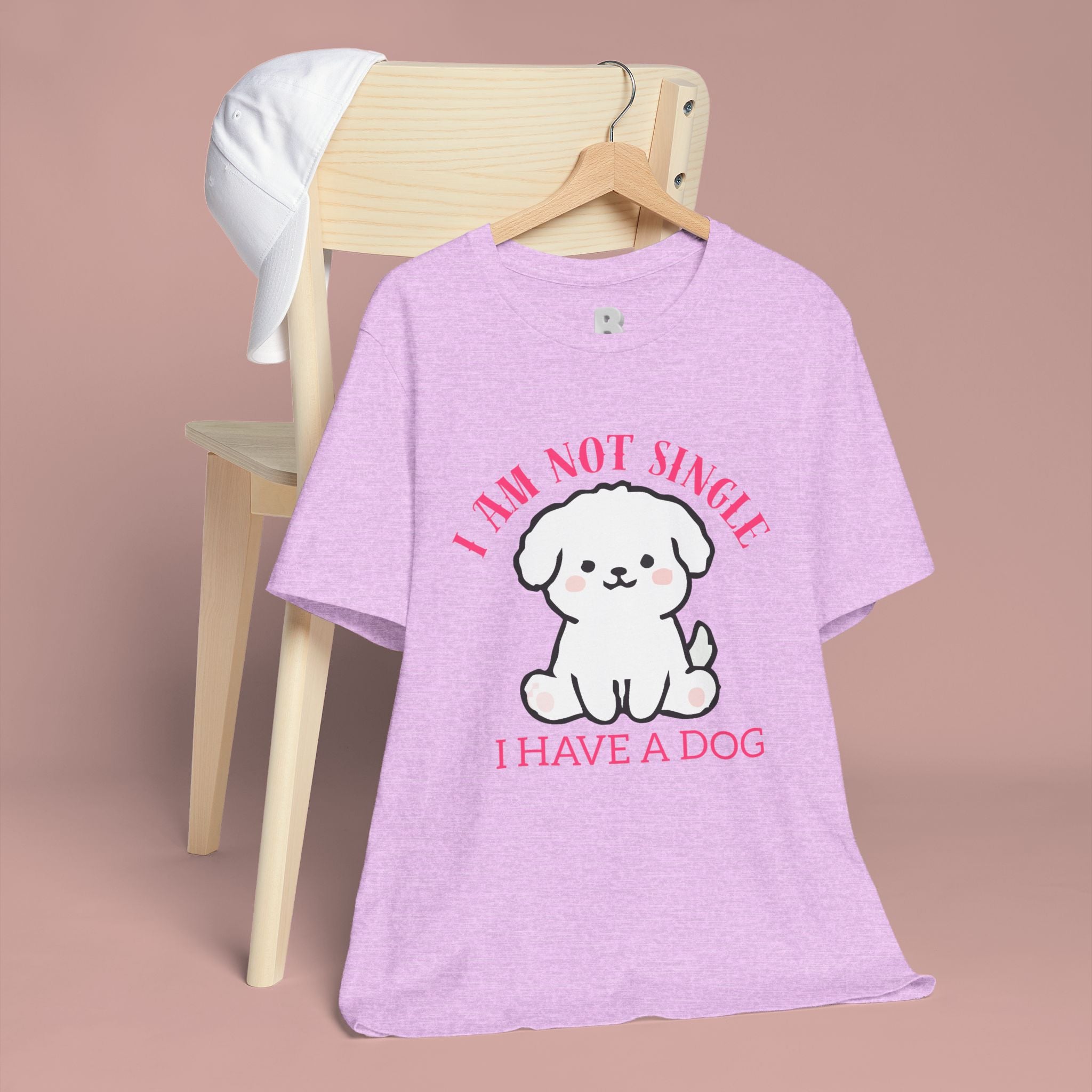 Dog Lover T-Shirt — “I Am Not Single I Have a Dog” Cute Puppy Tee