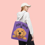 Dog Mom Tote Bag — Cute Golden Retriever Paw Print All-Over-Print Tote