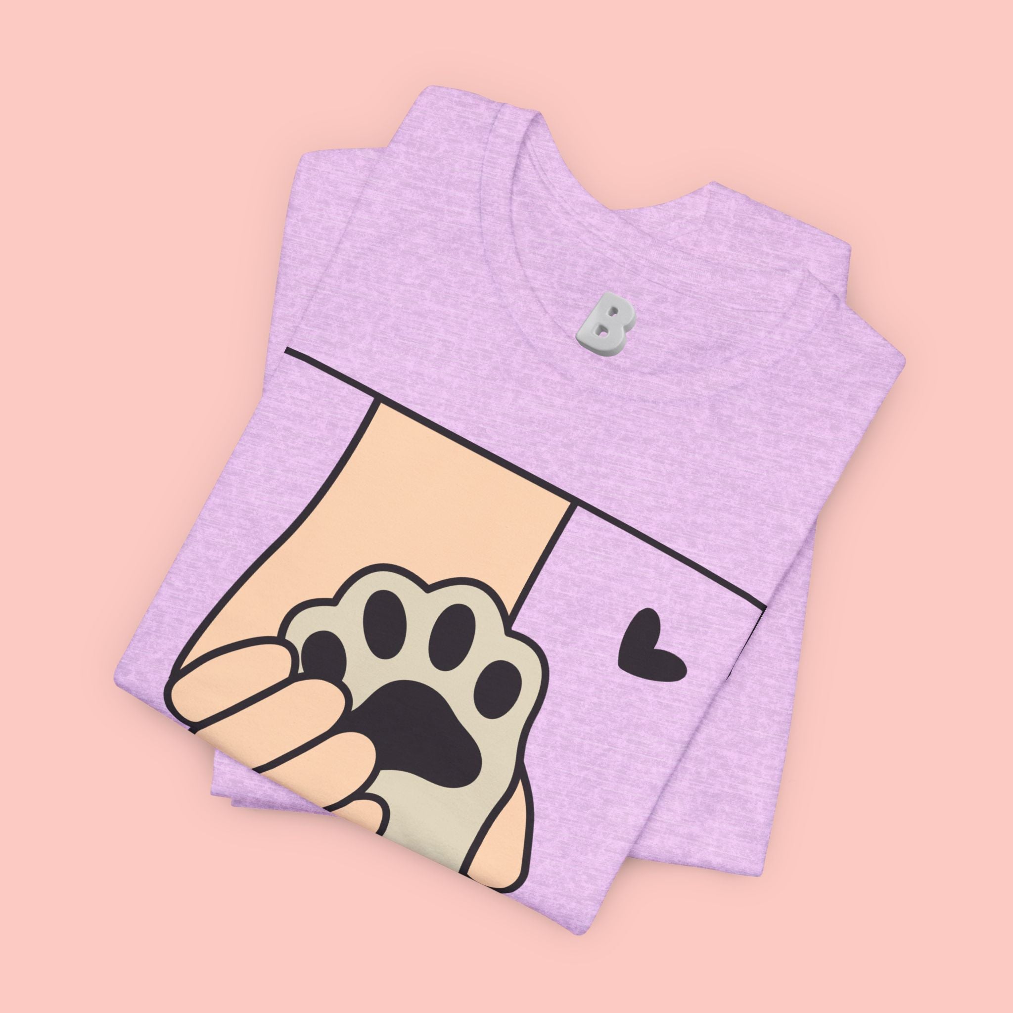 Dog Mom T-Shirt — "Love Your Dog Like a Mom" Paw Print Graphic