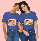 Dog Mom T-Shirt — Cute Floral Puppy Tee for Dog Lovers