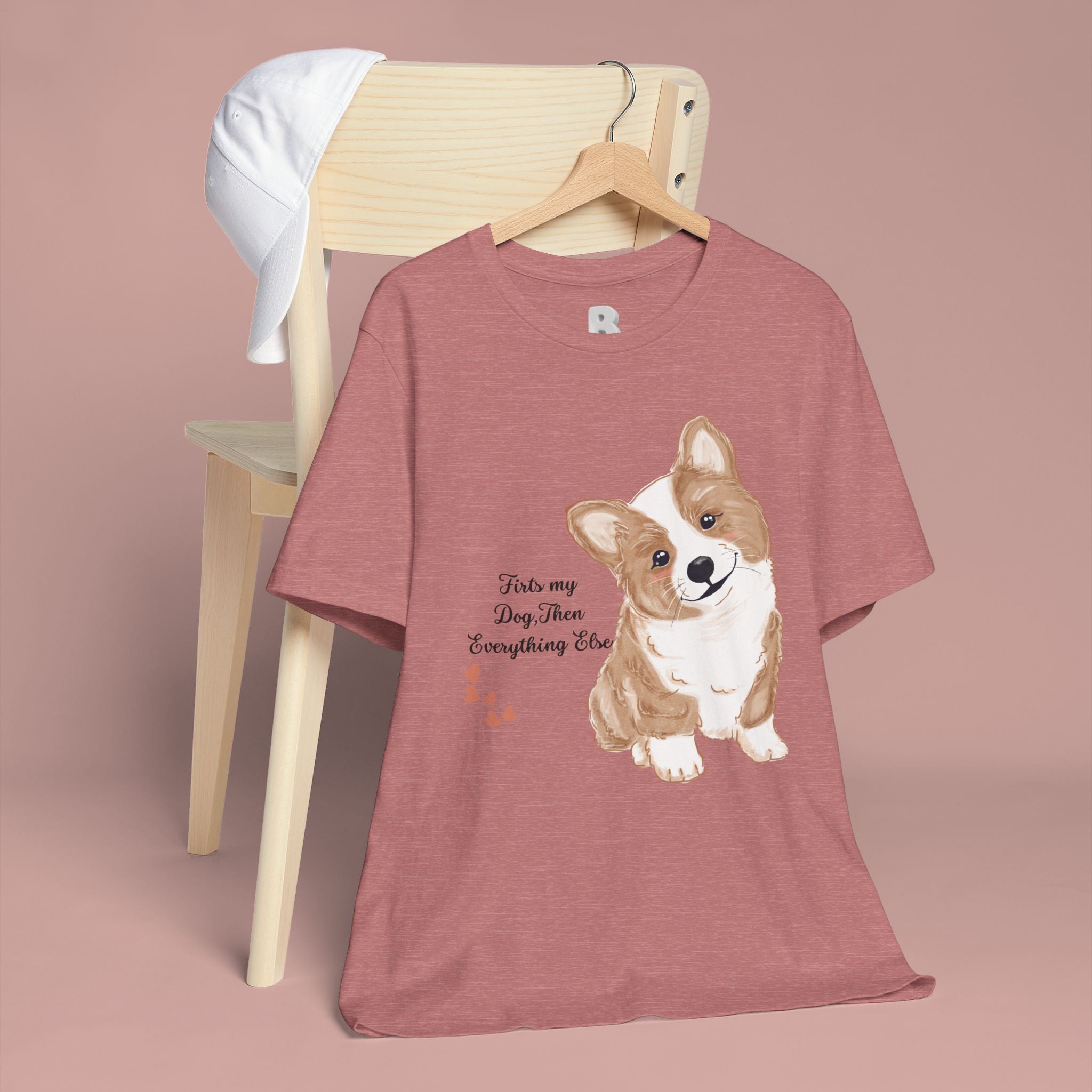 Corgi Love T-Shirt — "This my dog, then everything else" Cute Pet Tee