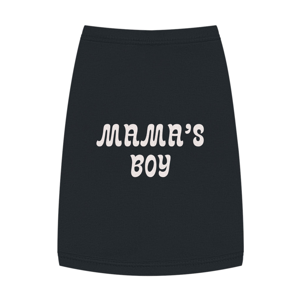 Mama's Boy Pet Tank Top - Cute Soft Dog Tee
