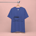 Coffee With My Dog T‑Shirt — Cute Minimalist Dog & Coffee Tee