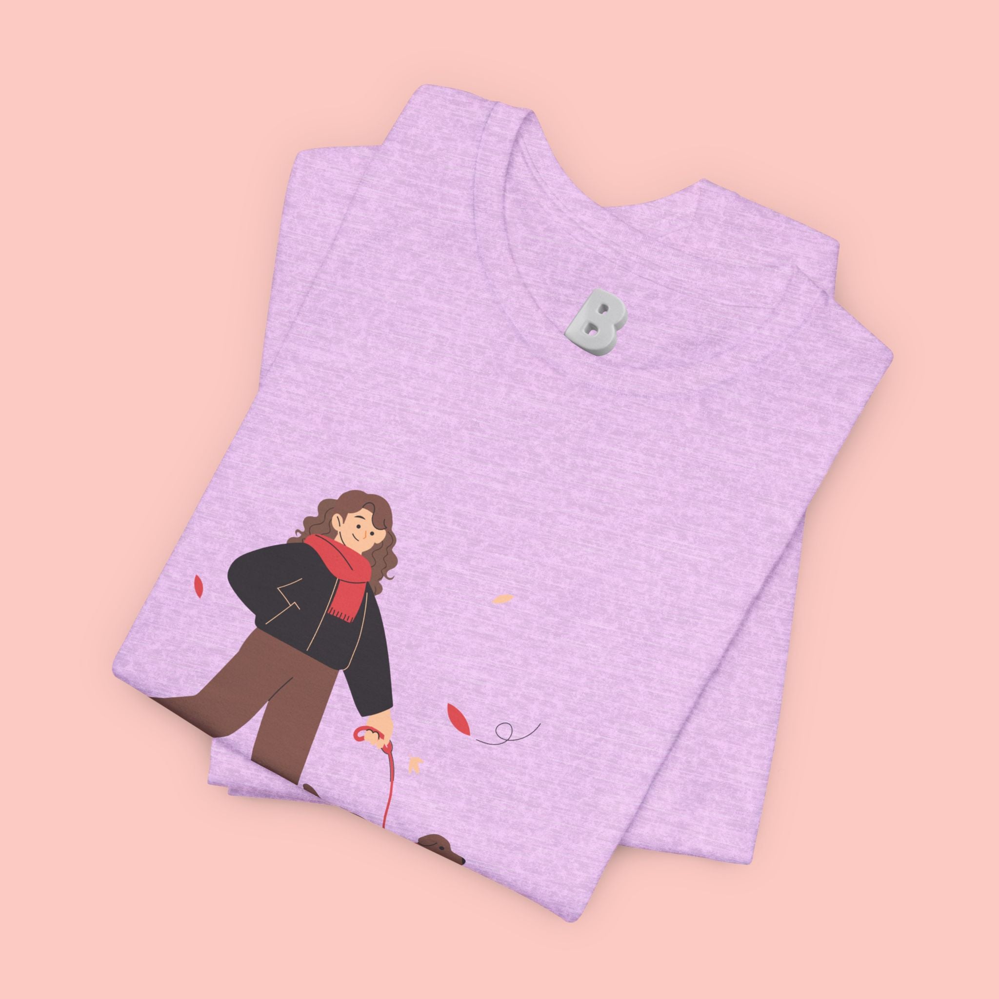 Walk With Your Dog Tee — Cute Dog Walking Graphic T-Shirt