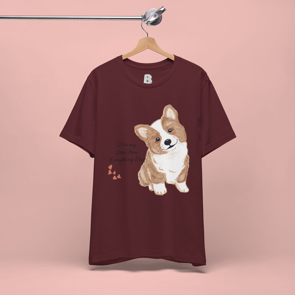 Corgi Love T-Shirt — "This my dog, then everything else" Cute Pet Tee