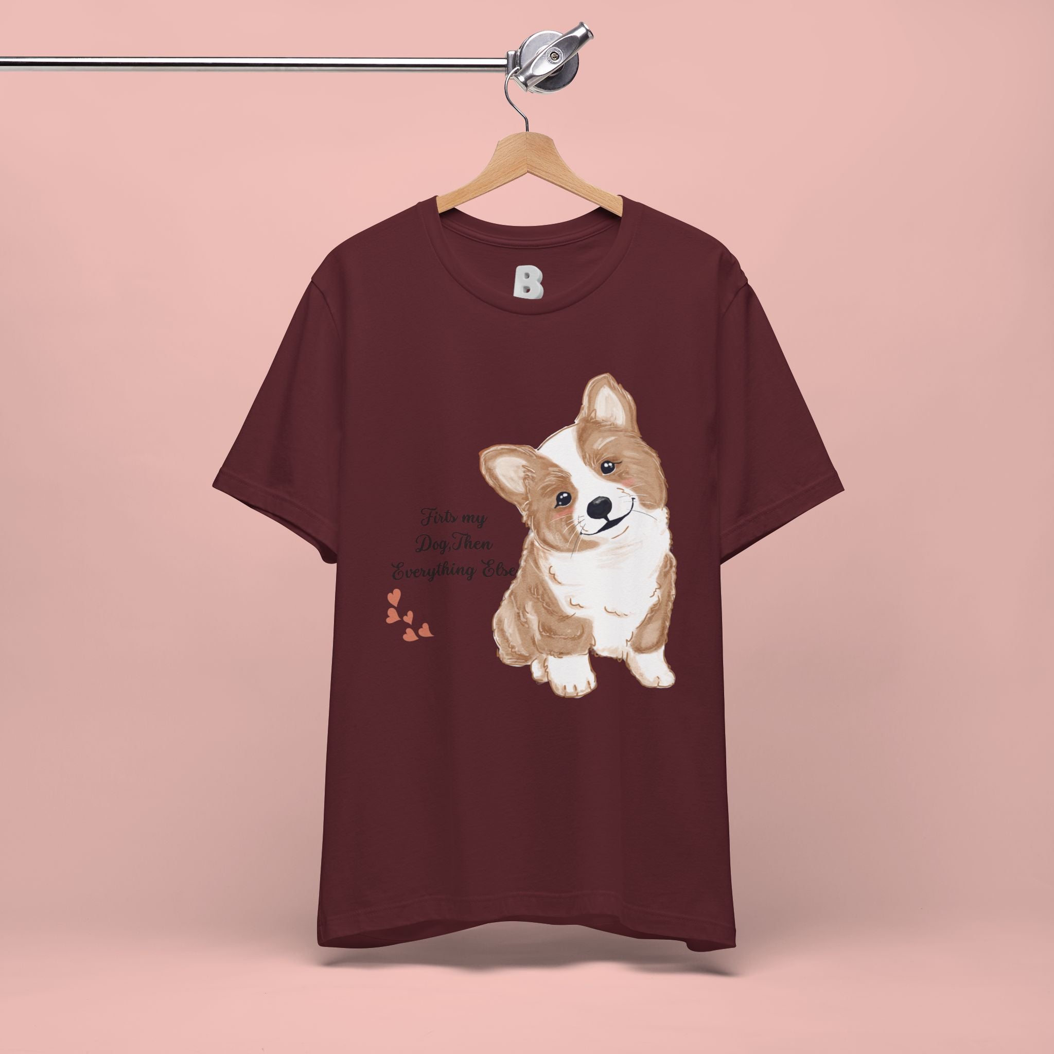 Corgi Love T-Shirt — "This my dog, then everything else" Cute Pet Tee
