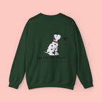 Dog Mom Sweatshirt - "Are You Dog Mom? If Yes, I Love You" Cute Dalmatian Crewneck