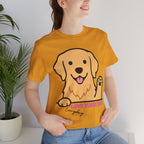 Love Your Dog Tee — Cute Golden Retriever Graphic T-Shirt