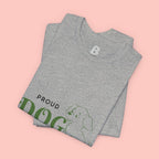 Proud Dog Mom T-Shirt – Cute Paw Print & Puppy Graphic Tee
