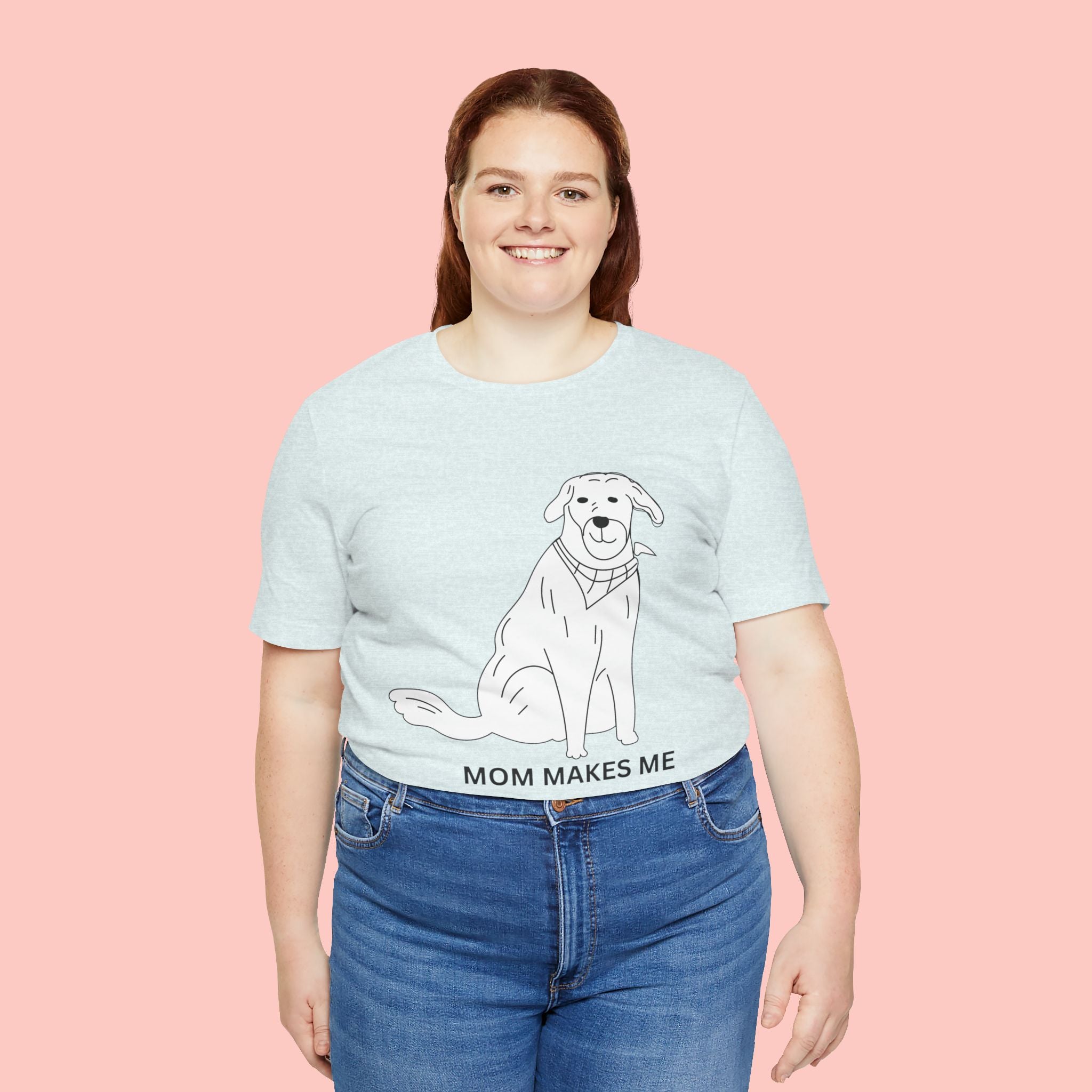 Mom Makes Me Happy Dog T-Shirt