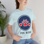 Dog Mama T-Shirt — Cute Paw & Heart Graphic Tee for Dog Lovers