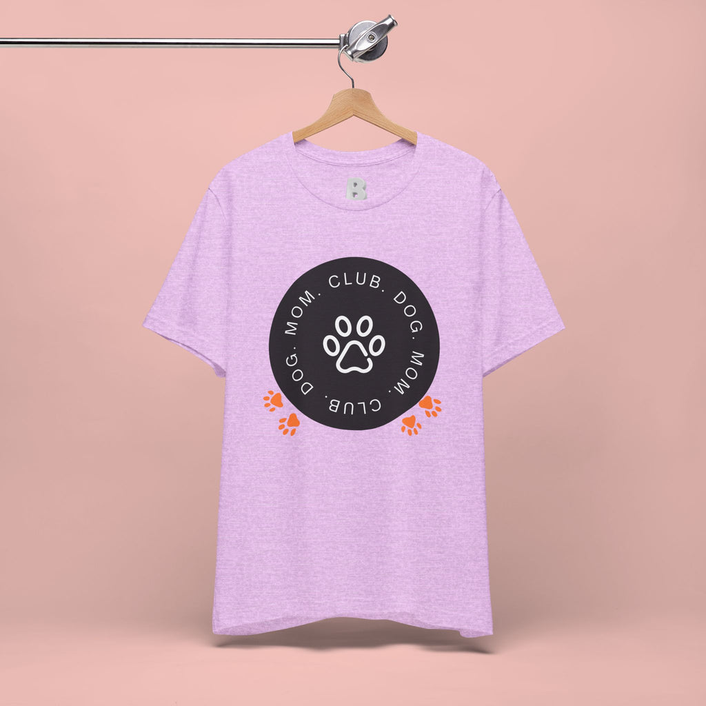 Dog Mom Club T-Shirt — Paw Print Graphic Tee for Pet Lovers