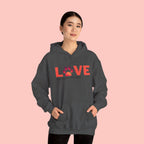 Dog Lover Hoodie — "LOVE (paw) My Dog > People" Graphic Sweatshirt
