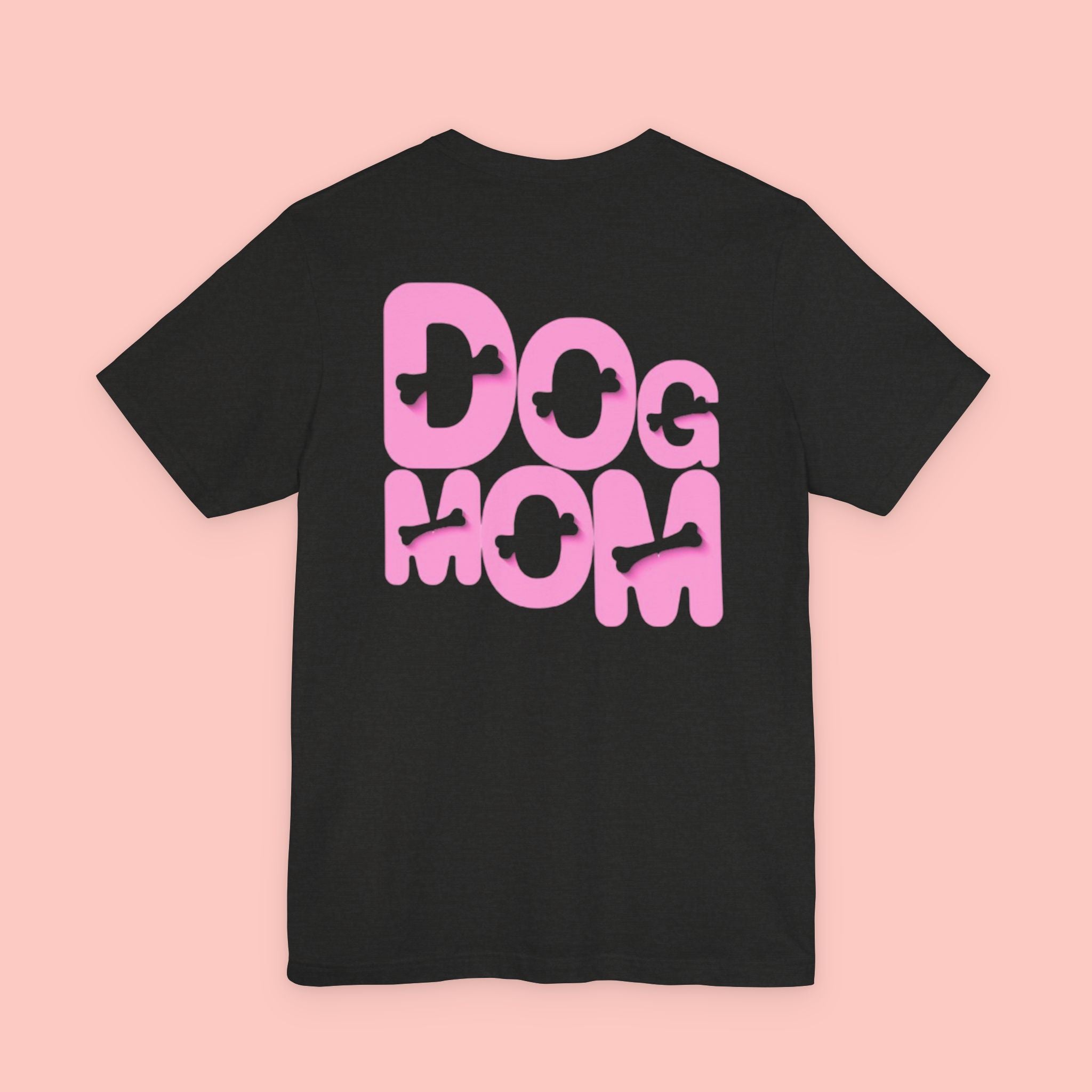 Dog Mom T-Shirt — Retro Pink Graphic Tee for Pet Lovers