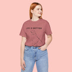 Dog Lover T-Shirt – “Life Is Better With My Dog” Graphic Tee