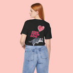 Kiss Your Dog Tee — Corgi Heart Balloon Graphic T-Shirt