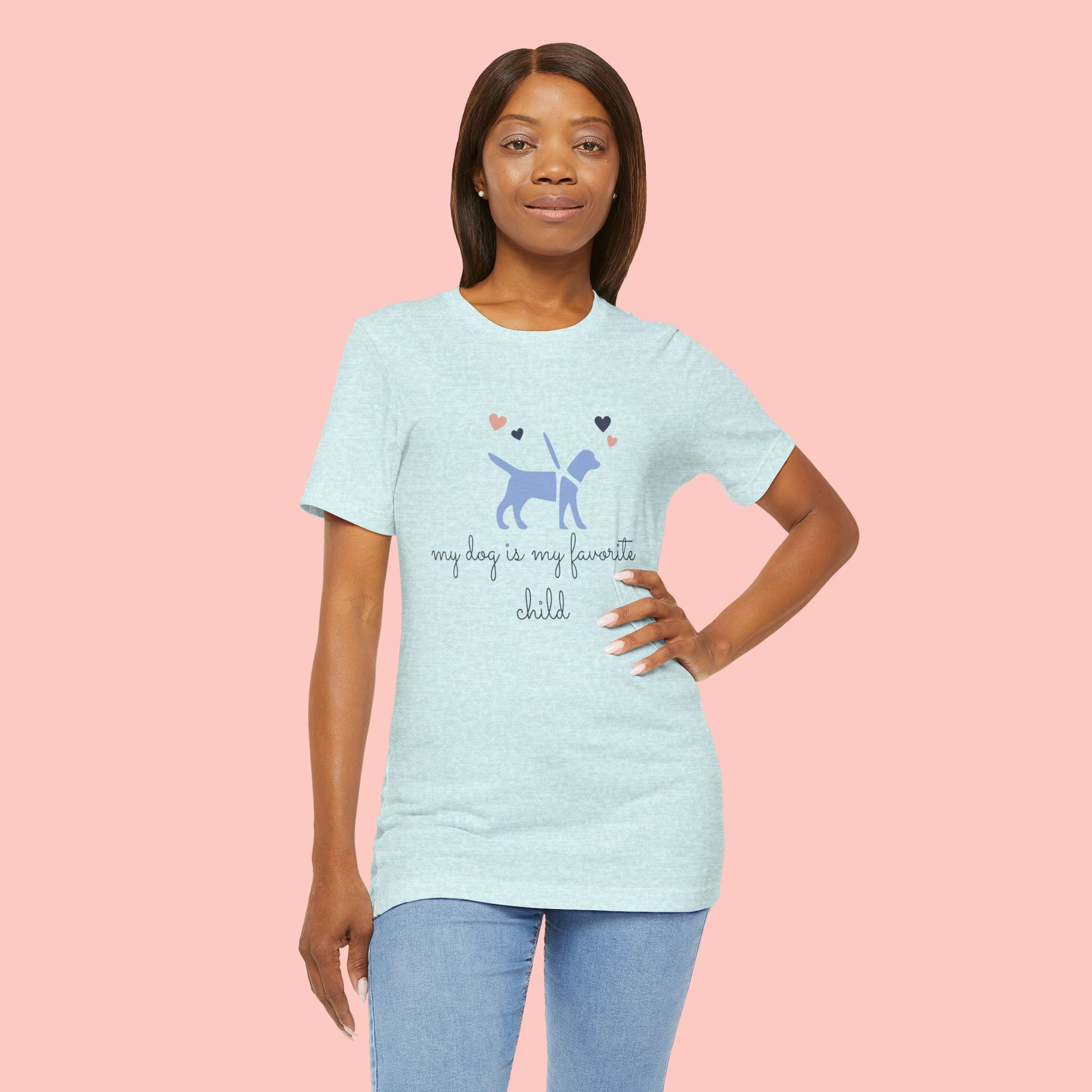 Dog Lover T‑Shirt — "My Dog Is My Favorite Child" Cute Puppy Graphic Tee