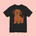 Dachshund Graphic Tee - Cute Brown Sausage Dog T-Shirt