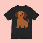 Dachshund Graphic Tee - Cute Brown Sausage Dog T-Shirt