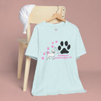 Dog Pawprint T-Shirt — "Pawprints Everywhere I Go" Cute Pet Lover Tee