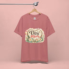 Dog Mom T-Shirt – Floral Heart Paw Design