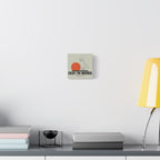 Enjoy the Morning with Your Dog Canvas