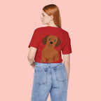 Dachshund Graphic Tee - Cute Brown Sausage Dog T-Shirt