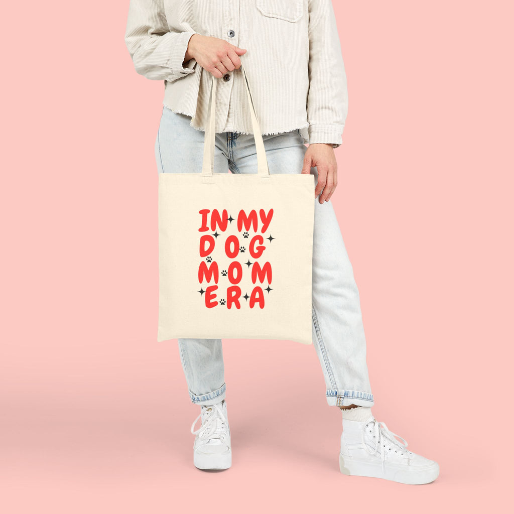 Dog Mom Era Tote Bag — "In My Dog Mom Era" Cotton Canvas Shopper