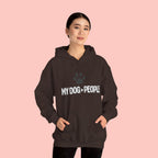 My Dog People Hoodie — Paw Print Graphic Dog Lover Sweatshirt
