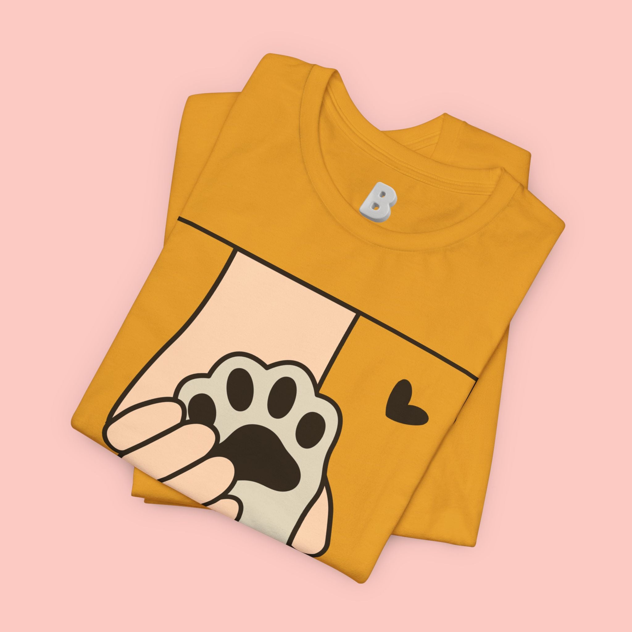 Dog Mom T-Shirt — "Love Your Dog Like a Mom" Paw Print Graphic