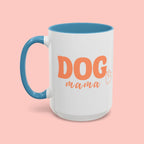 Dog Mama Coffee Mug — Cute Heart Accent Ceramic Mug (11/15 oz)
