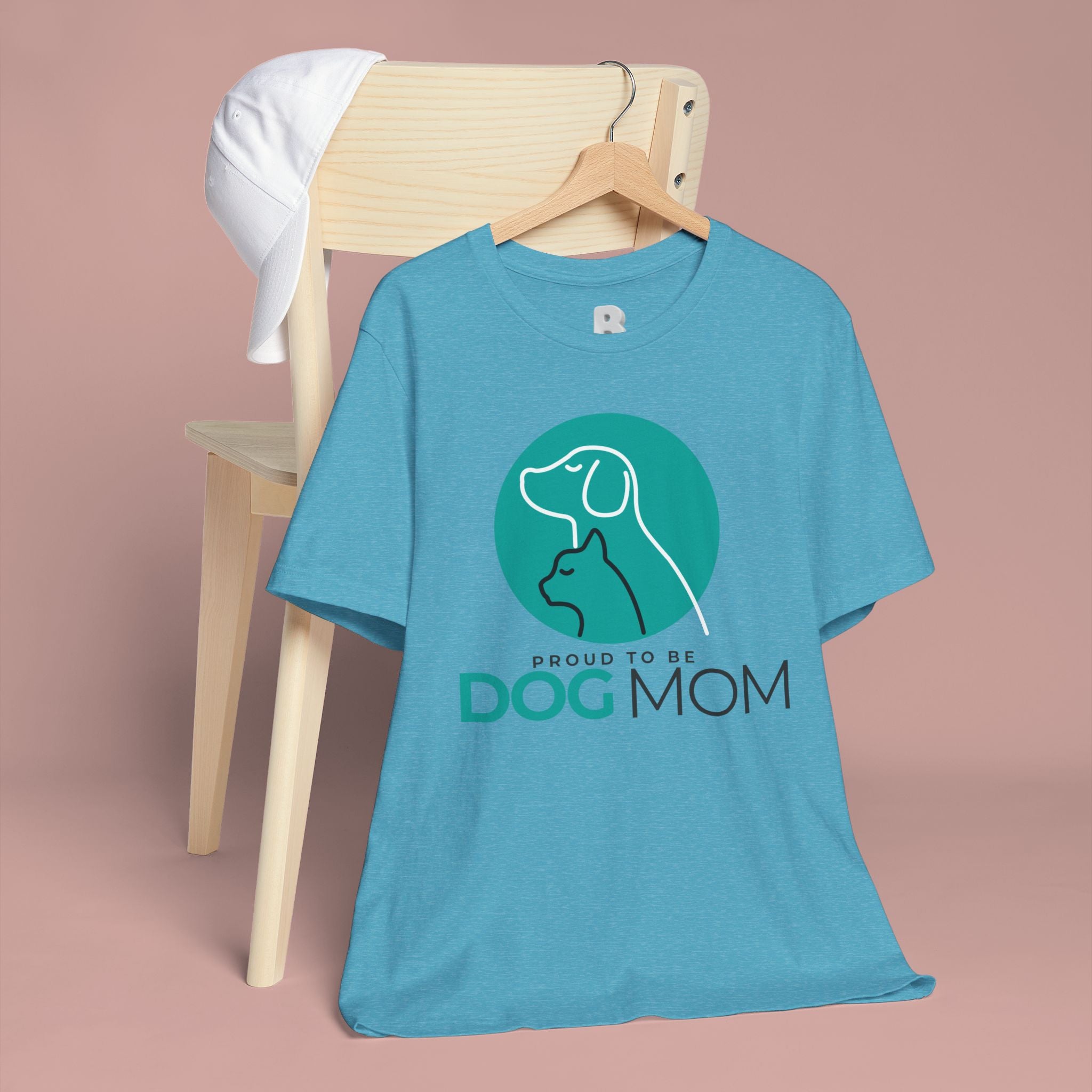 Dog Mom T-Shirt – "Proud to Be Dog Mom" Graphic Tee