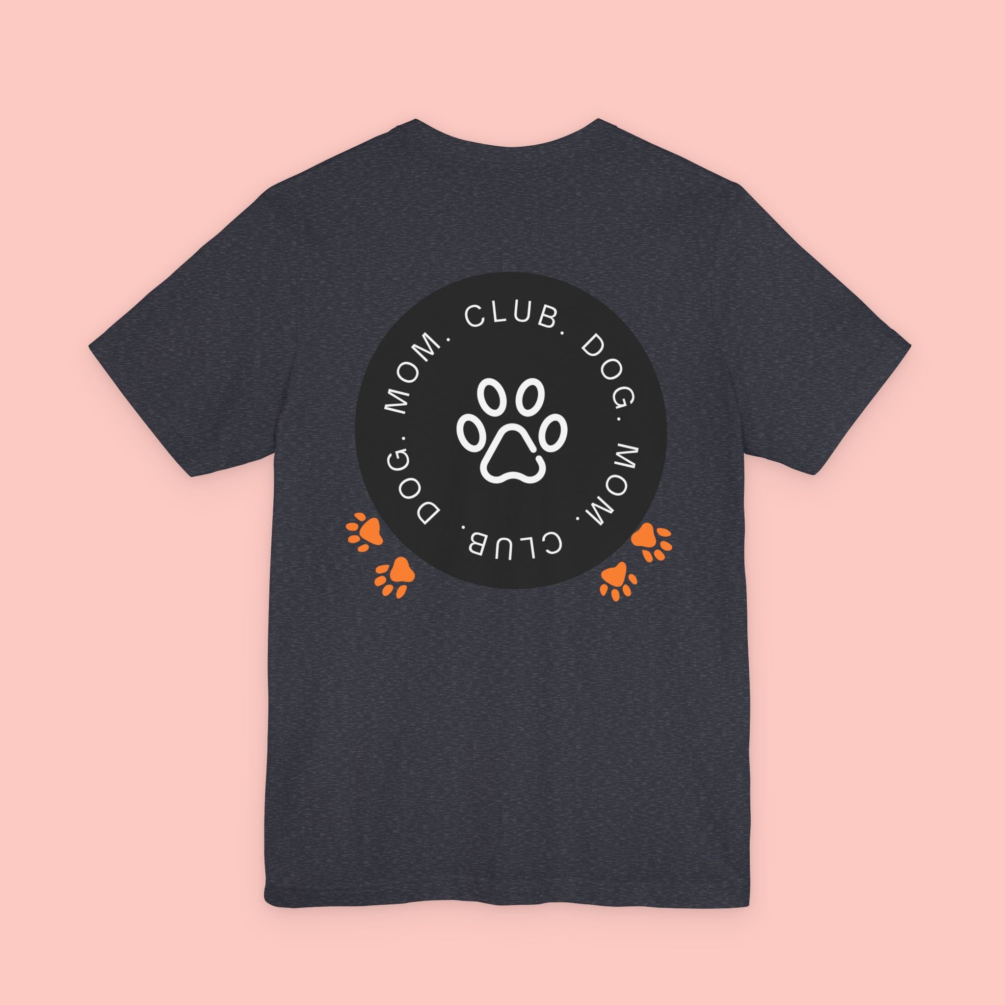 Dog Mom Club T-Shirt — Paw Print Graphic Tee for Pet Lovers