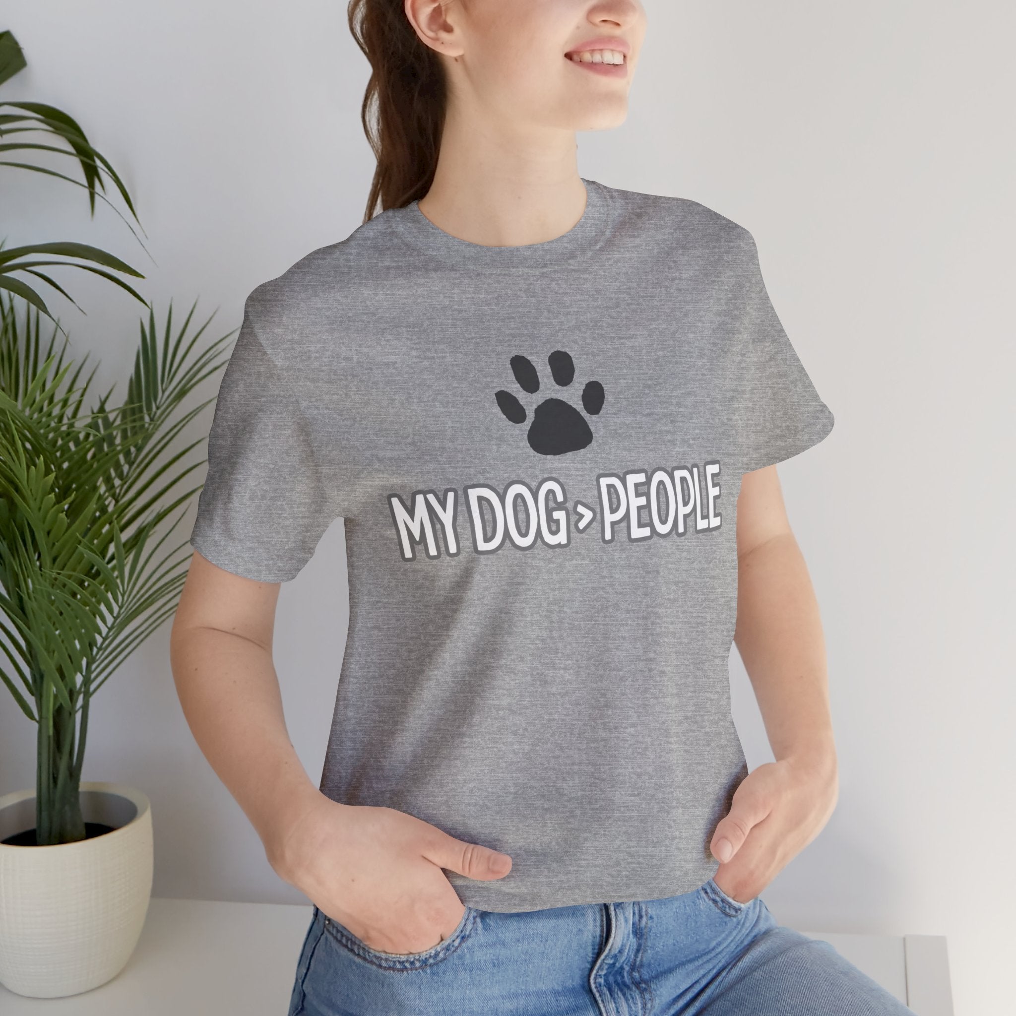 My Dog People T-Shirt — Dog Paw Graphic Tee for Dog Lovers