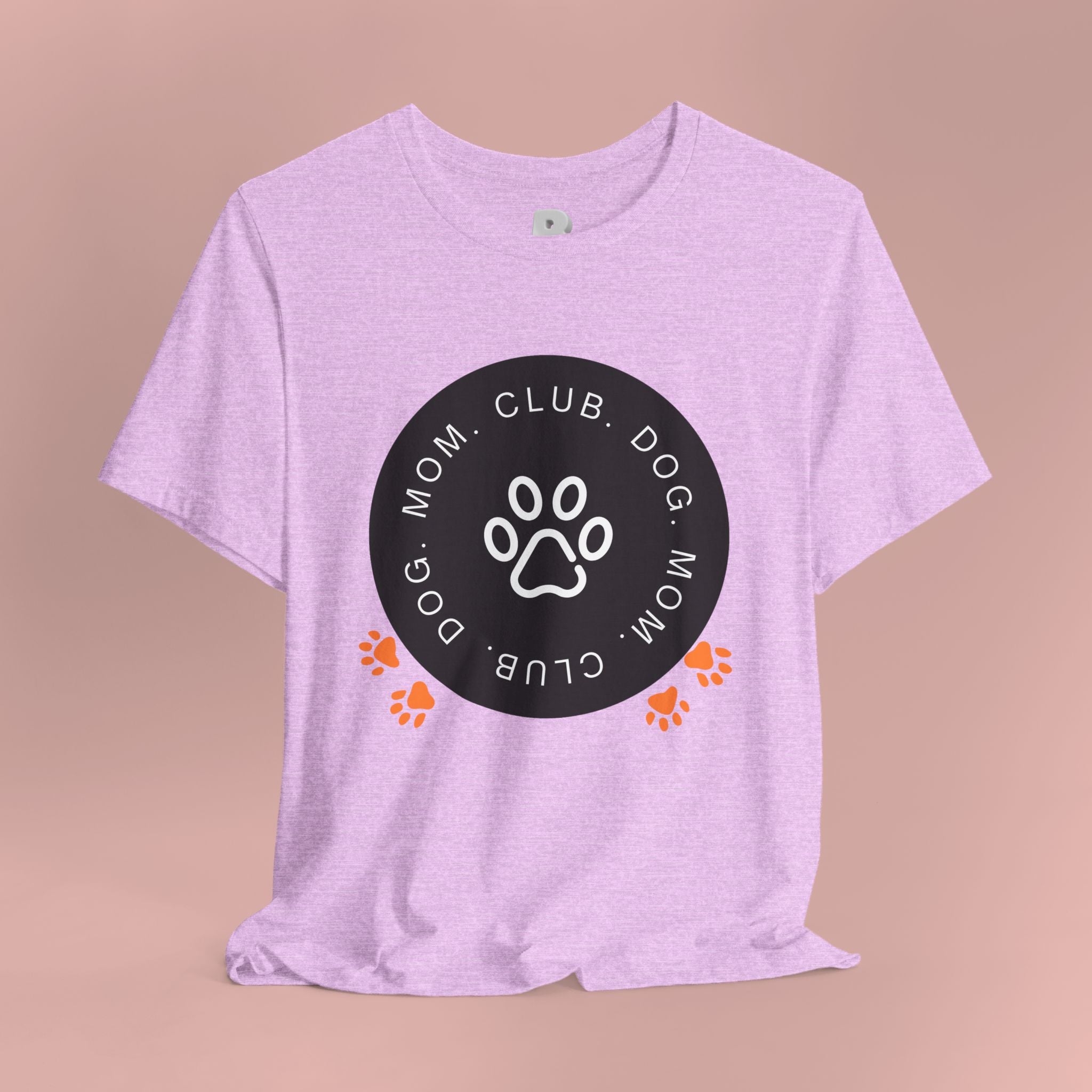 Dog Mom Club T-Shirt — Paw Print Graphic Tee for Pet Lovers