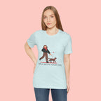 Walk With Your Dog Tee — Cute Dog Walking Graphic T-Shirt